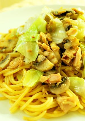 キャベツとツナのさっぱり和風パスタ-レシピのメイン写真