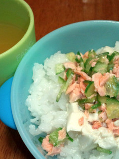 鮭の冷や汁【離乳食】-レシピのメイン写真