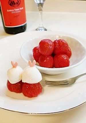 プチトマトの白ワイン漬け～カプレーゼも-レシピのメイン写真