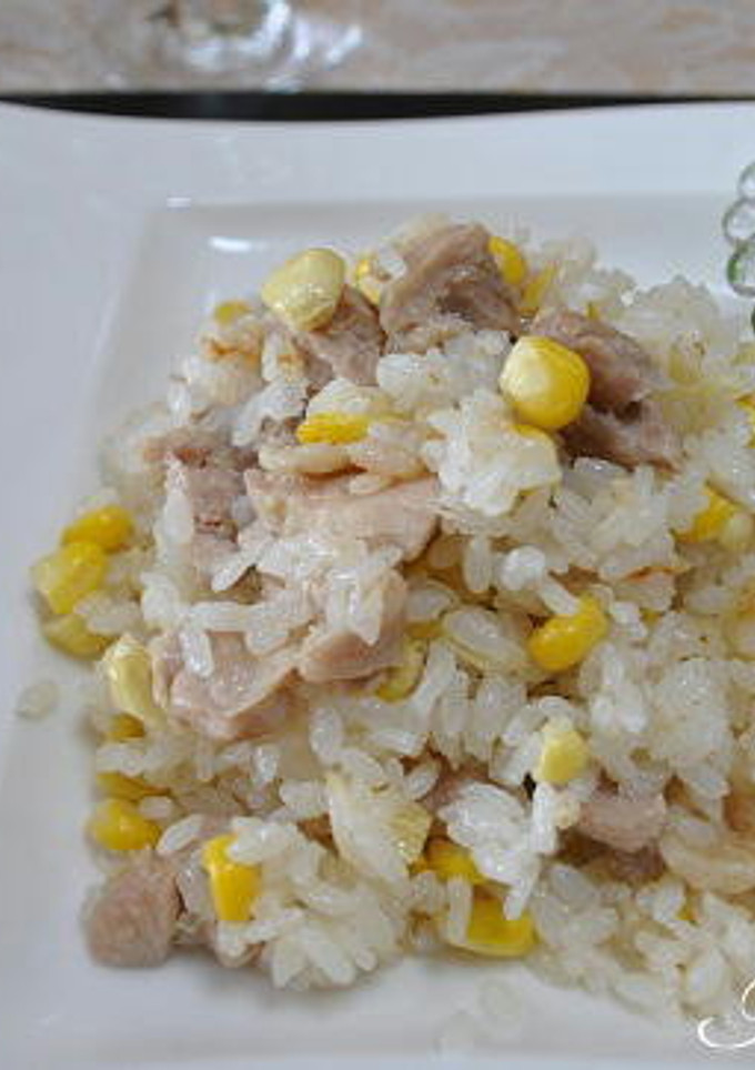 とうもろこしと鶏肉の炊き込みご飯-レシピのメイン写真