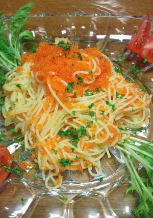 トビコの冷製パスタ-レシピのメイン写真