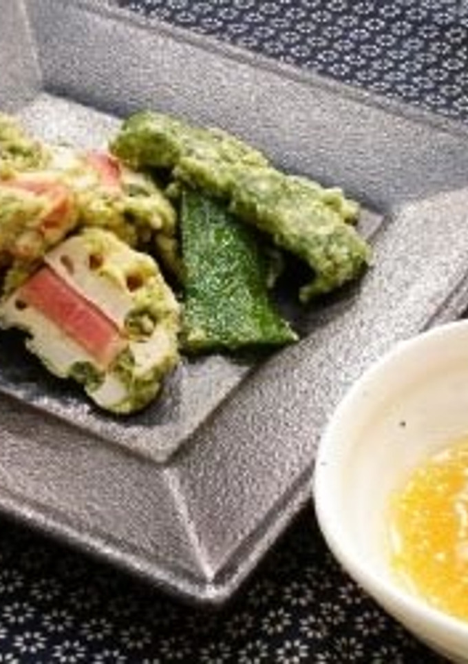 れんこんはさみ揚げ-レシピのメイン写真