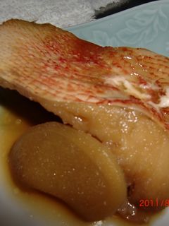 赤魚の煮付け(給食風)-レシピのメイン写真