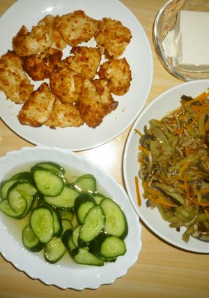 山くらげきんぴら 茄子シメジ入り-レシピのメイン写真