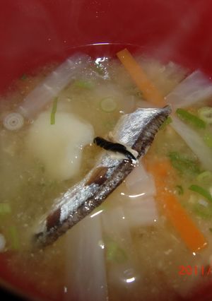 カルシムたっぷり団子汁（すいとん風）-レシピのメイン写真