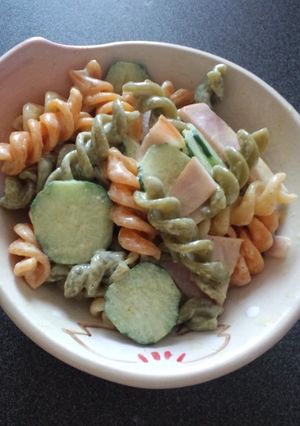 カレー味！？マカロニサラダ♪-レシピのメイン写真