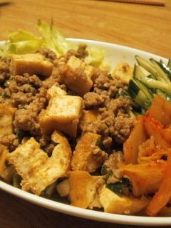 厚揚げ入り肉みそご飯-レシピのメイン写真