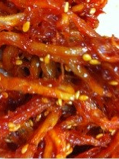 辛い割きイカのおかず-レシピのメイン写真