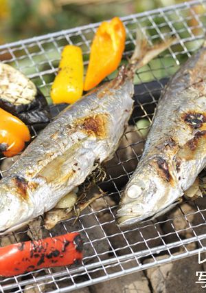 バーベキューでお魚（ハーブ焼き）-レシピのメイン写真