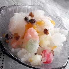 รูปของ 夏はコレ☆アイス蜜豆♪