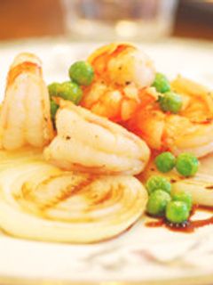 海老とグリンピースのトリュフ風味の炒め物-レシピのメイン写真