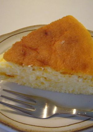 フワフワ！とろけるスフレチーズケーキ-レシピのメイン写真