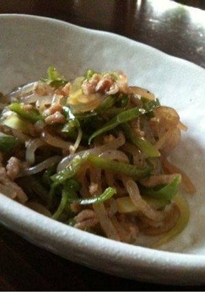 野菜を食べよう☆ピーマンのきんぴら-レシピのメイン写真