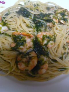 えびと青のりのパスタ-レシピのメイン写真