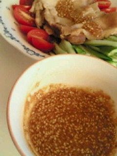 棒々鶏(バンバンジー)と味噌ダレ-レシピのメイン写真