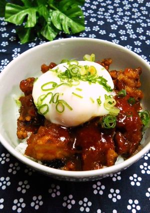 ピリ辛唐揚げ丼-レシピのメイン写真