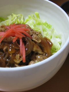 おいしい♪簡単こってりあんかけ甘辛豚丼♪-レシピのメイン写真