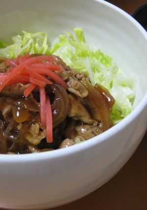 おいしい♪簡単こってりあんかけ甘辛豚丼♪-レシピのメイン写真