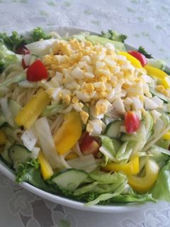 夏にうれしい✿野菜たっぷり冷製パスタ-レシピのメイン写真