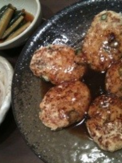 豆腐とオクラのハンバーグ★あんかけ★-レシピのメイン写真