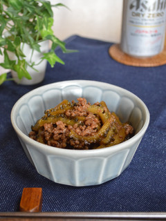 ゴーヤと合い挽き肉の佃煮❀-レシピのメイン写真