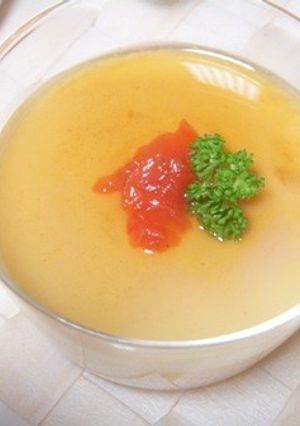 レンジで簡単に☆卵１個で卵豆腐-レシピのメイン写真