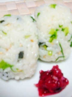 かぶの葉とわかめの混ぜご飯☆-レシピのメイン写真