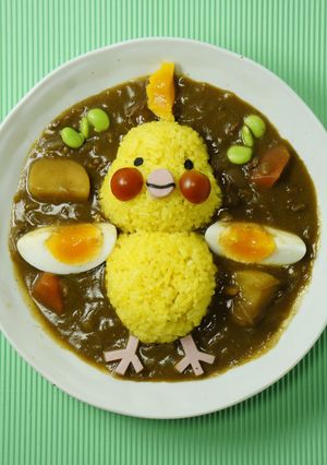 おかめインコ♪デコカレー-レシピのメイン写真
