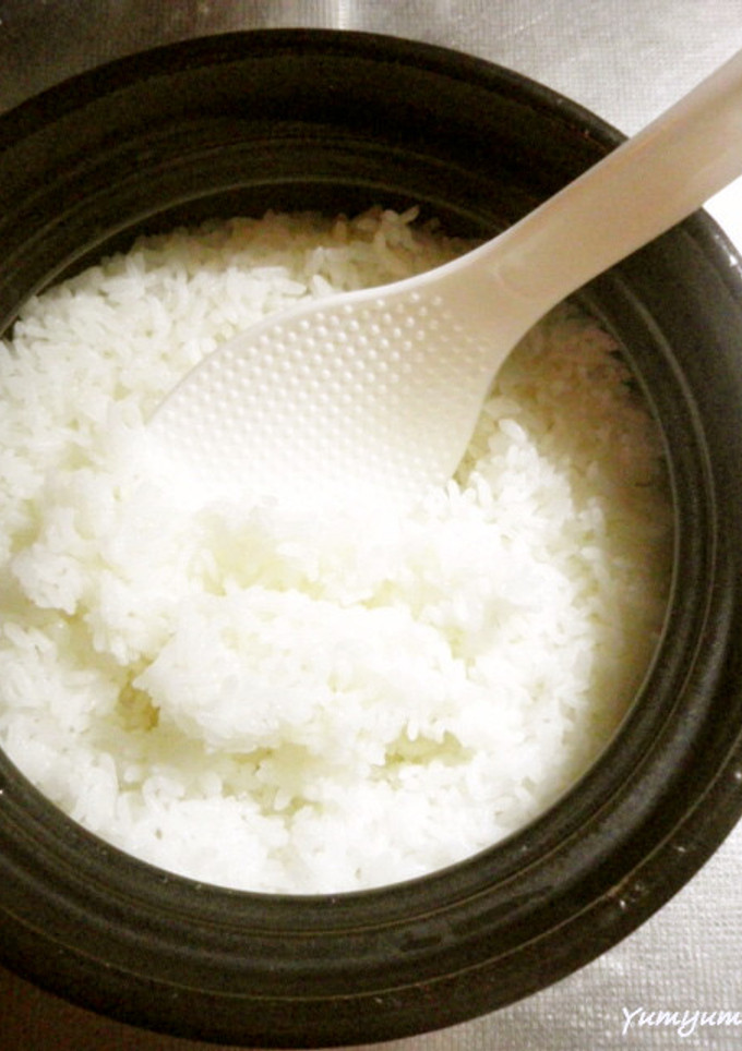 【覚書き】炊飯用土鍋でご飯を炊く(３合)-レシピのメイン写真
