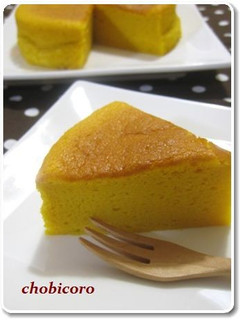 ノンオイル♪かぼちゃのスフレケーキ-レシピのメイン写真