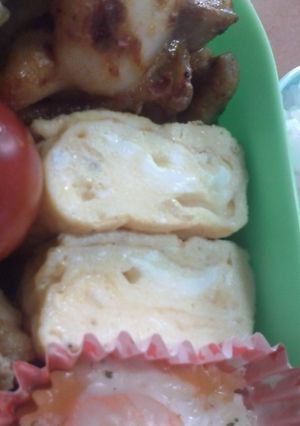 お弁当にオムレツ風卵焼き-レシピのメイン写真