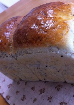 ノンバターノンシュガー五穀食パン-レシピのメイン写真