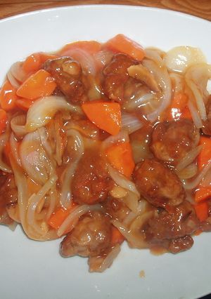 豚肉だんごの甘酢あんかけ♪-レシピのメイン写真