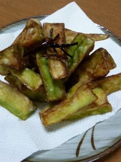 青ナスのピリ唐揚げ-レシピのメイン写真