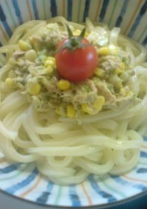 *夏のさっぱりかんたんサラダうどん*-レシピのメイン写真