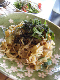 塩辛と豆乳のクリームパスタ-レシピのメイン写真