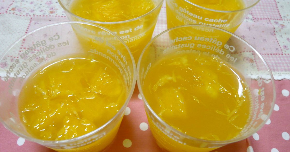ミックスジュースゼリー☆オレンジ入り♪ by リンリンレンレン