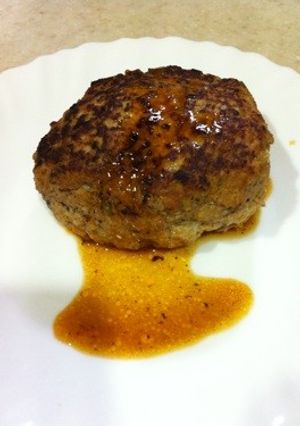 味付きハンバーグ-レシピのメイン写真