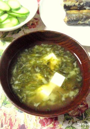 豆腐と海苔の味噌汁(だしを取るver)-レシピのメイン写真