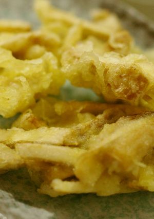 捨てないで♪しいたけの軸のてんぷら-レシピのメイン写真