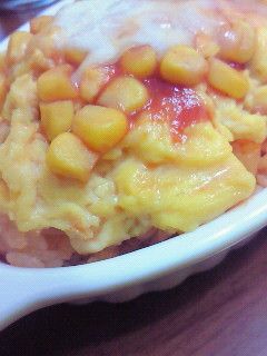 簡単★焼きオムライス-レシピのメイン写真
