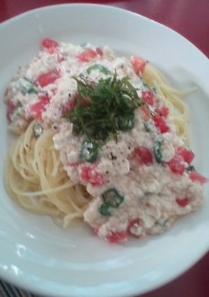豆腐屋の孫の考えた冷製パスタ-レシピのメイン写真