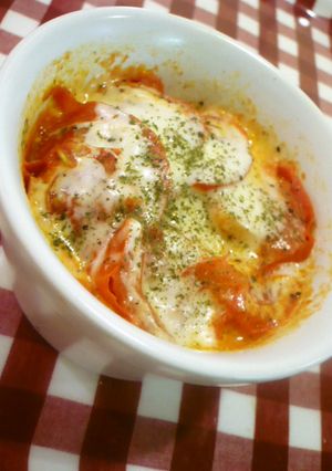 お弁当に❀じゃが芋とトマトのチーズ蒸し♬-レシピのメイン写真