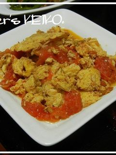 トマトと玉子の中華風炒め物-レシピのメイン写真