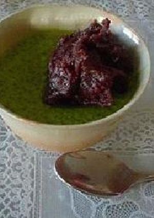 抹茶タピオカのあずき餡添え-レシピのメイン写真