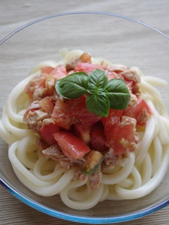 トマトとツナの冷やしうどん-レシピのメイン写真