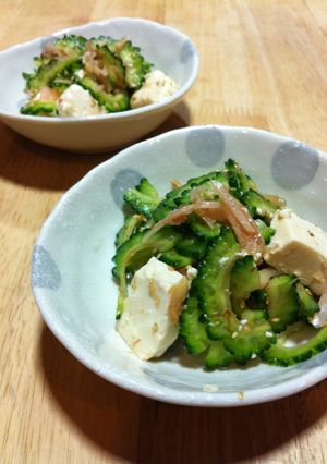 豆腐とゴーヤの新生姜和え-レシピのメイン写真