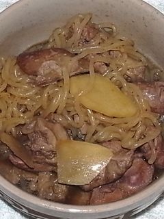 鶏レバーと糸こんにゃくの煮物-レシピのメイン写真
