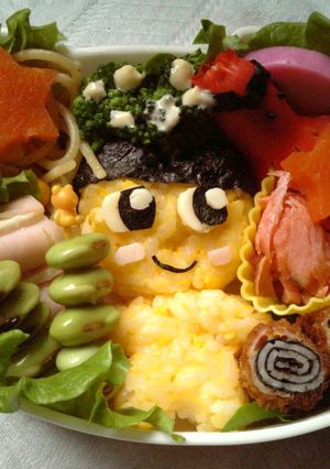 まめっちキャラ弁-レシピのメイン写真