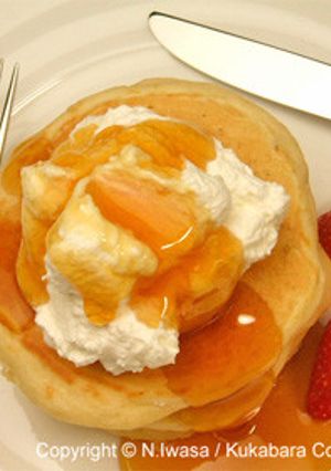 おしゃれな朝ごはん。バナナパンケーキ-レシピのメイン写真
